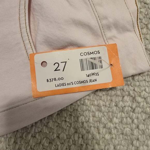 NWT Agolde 90s Jean Mid Rise Loose Fit. Size 27. Light pink. - Picture 3 of 3